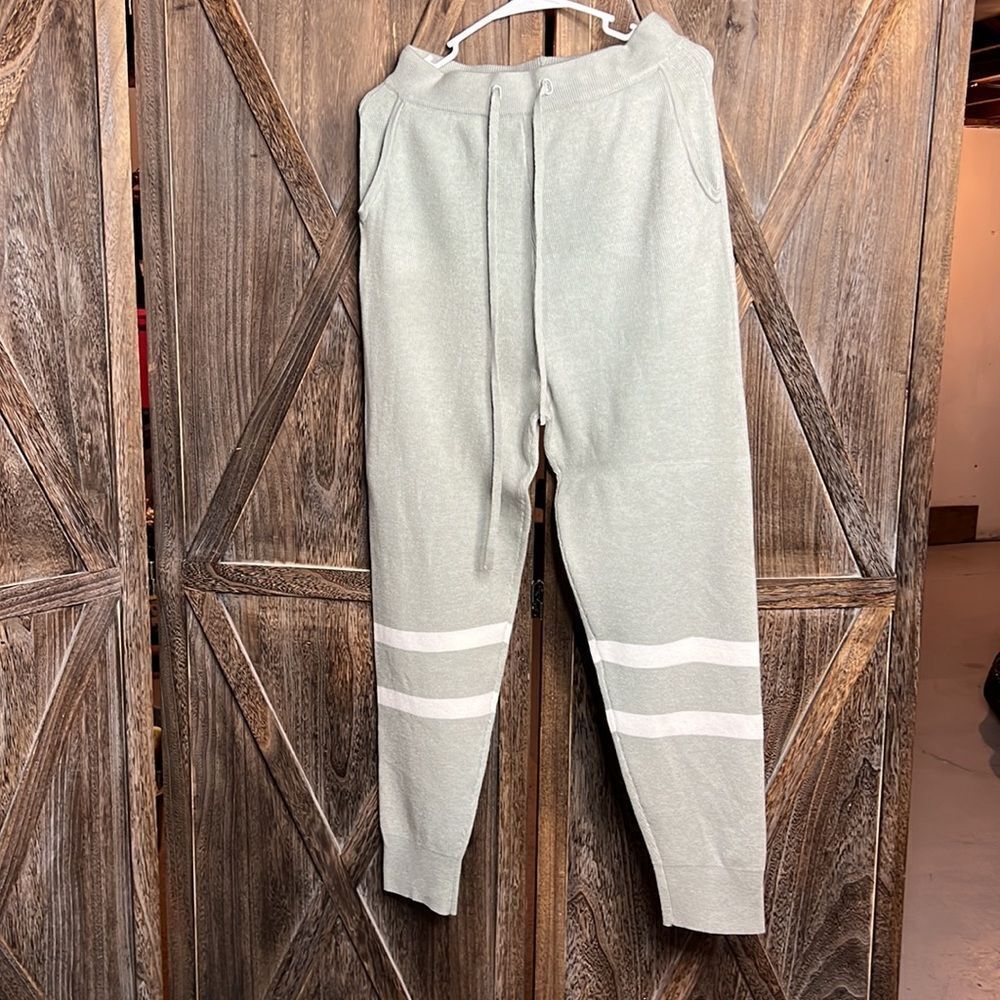 LUXE ribbed knit pants